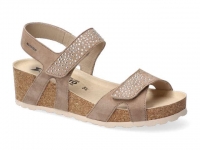 chaussure mephisto velcro vic spark taupe clair